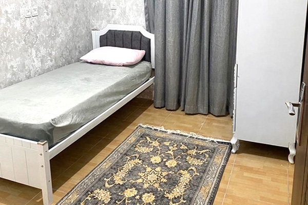 اتاق یک تخته مستر خوابگاه و پانسیون دخترانه عدالت
